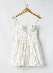 Robe courte blanc BABYBOO pour femme seconde vue