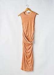 Robe longue beige H&M pour femme seconde vue