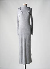 Robe longue gris ASOS pour femme seconde vue