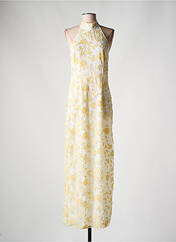 Robe longue jaune ROTATE pour femme seconde vue