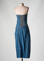 Robe mi-longue bleu ZARA pour femme seconde vue