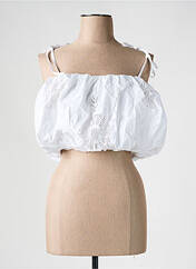 Top blanc ZARA pour femme seconde vue