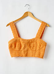 Top orange H&M pour femme seconde vue