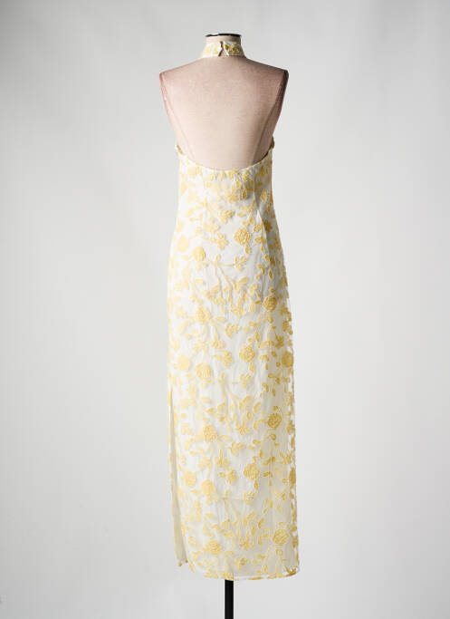 Robe longue jaune ROTATE pour femme
