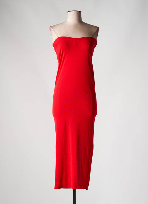 Robe mi-longue rouge MESHKI pour femme