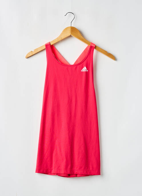 Top rouge ADIDAS pour femme
