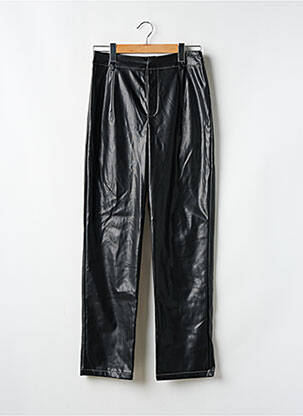 Pantalon droit taille à pinces taille normale noir NASTY GAL femme