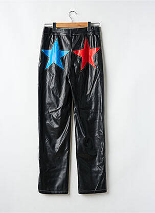 Pantalon droit taille à pinces taille normale noir NASTY GAL femme