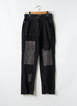 Jeans coupe droite stretch taille normale noir NASTY GAL femme