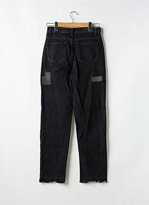 Jeans coupe droite stretch taille normale noir NASTY GAL femme