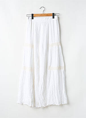 Jupe longue tissage crêpe blanc RIP CURL femme
