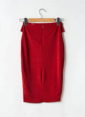 Jupe mi-longue orange NAANAA pour femme seconde vue