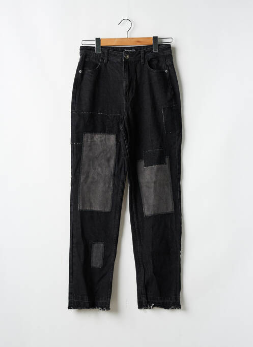 Jeans coupe droite noir NASTY GAL pour femme