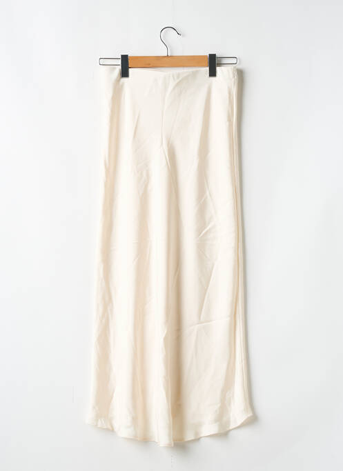 Jupe mi-longue beige ZARA pour femme