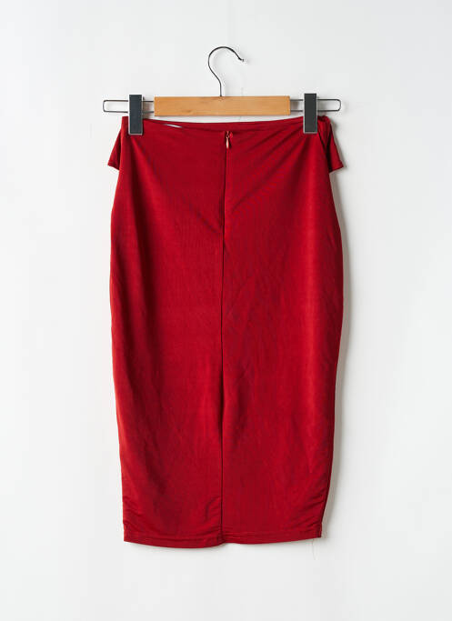 Jupe mi-longue orange NAANAA pour femme