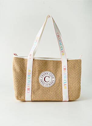 Sac multipoches forme rectangulaire beige THOMAS SABO femme