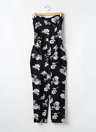 Combi-pantalon sans manche sans manche noir MISS SELFRIDGE femme