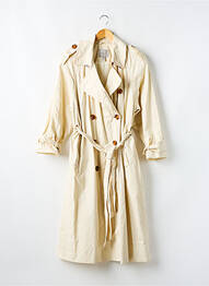 Trench tissage popeline sans capuche beige ASOS femme
