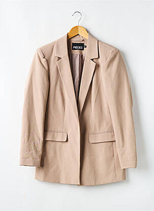 Blazer poches beige PIECES femme