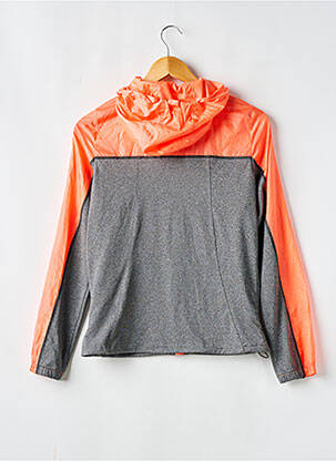 Coupe-vent manches longues a capuche orange PIMKIE femme