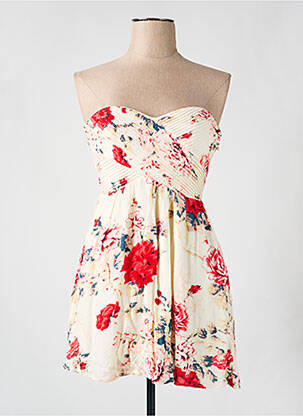 Robe courte sans manche sans manche beige KIMCHI BLUE femme