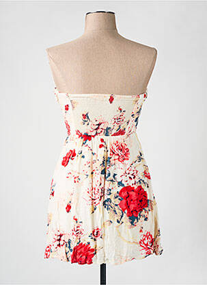 Robe courte sans manche sans manche beige KIMCHI BLUE femme