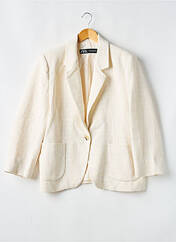 Blazer beige ZARA pour femme seconde vue