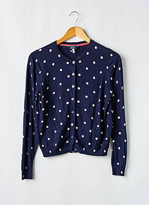 Gilet manches longues bleu JOULES pour femme