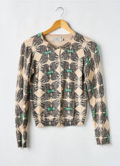 Gilet manches longues beige MONOPRIX pour fille seconde vue