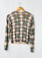 Gilet manches longues beige MONOPRIX pour fille seconde vue