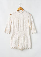 Combishort blanc MADEMOISELLE.R pour femme seconde vue