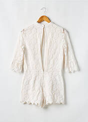 Combishort blanc MADEMOISELLE.R pour femme seconde vue