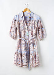 Robe courte bleu MISS JUNE pour femme seconde vue