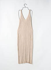 Robe mi-longue beige MANGO pour femme seconde vue