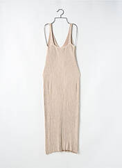 Robe mi-longue beige MANGO pour femme seconde vue