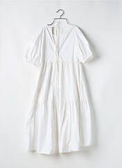 Robe mi-longue blanc ZARA pour femme seconde vue