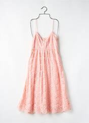 Robe mi-longue rose CLAUDIE PIERLOT pour femme seconde vue