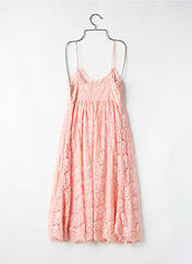 Robe mi-longue rose CLAUDIE PIERLOT pour femme seconde vue