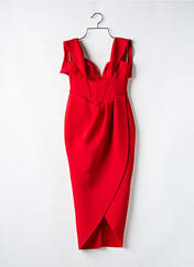 Robe mi-longue rouge ASOS pour femme seconde vue