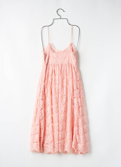 Robe mi-longue sans manche sans manche rose CLAUDIE PIERLOT femme
