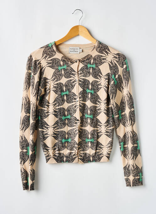 Gilet manches longues beige MONOPRIX pour fille