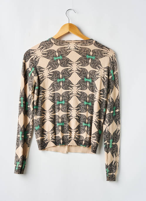 Gilet manches longues beige MONOPRIX pour fille