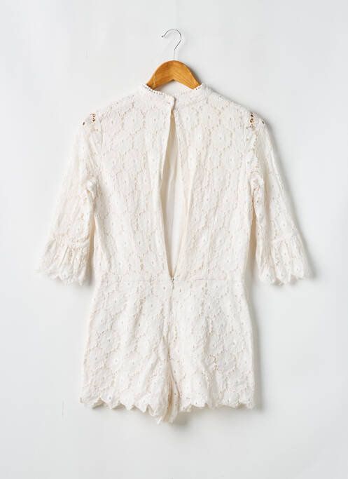 Combishort blanc MADEMOISELLE.R pour femme