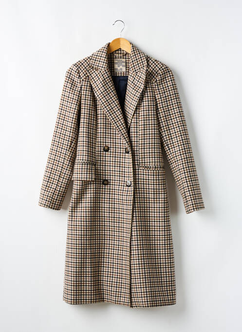 Manteau long marron PFERDGARTEN pour femme