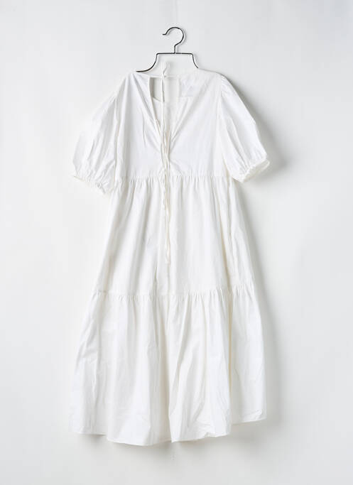 Robe mi-longue blanc ZARA pour femme