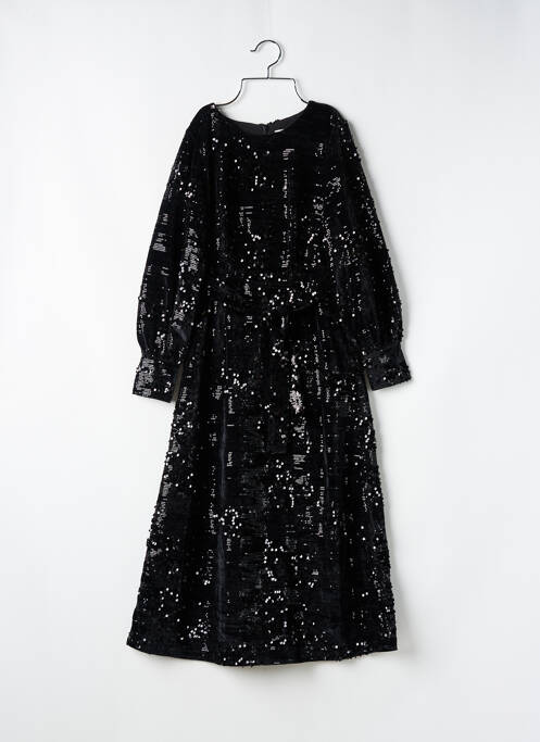 Robe mi-longue noir DERHY pour femme