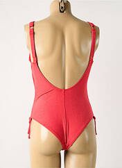 Maillot de bain 1 pièce rouge SANS COMPLEXE pour femme seconde vue
