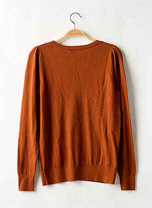 Pull col v manches longues marron BODEN femme