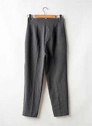 Pantalon droit taille à pinces taille haute gris ZARA femme