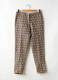 Pantalon 7/8 taille à pinces taille normale or OPULLENCE femme